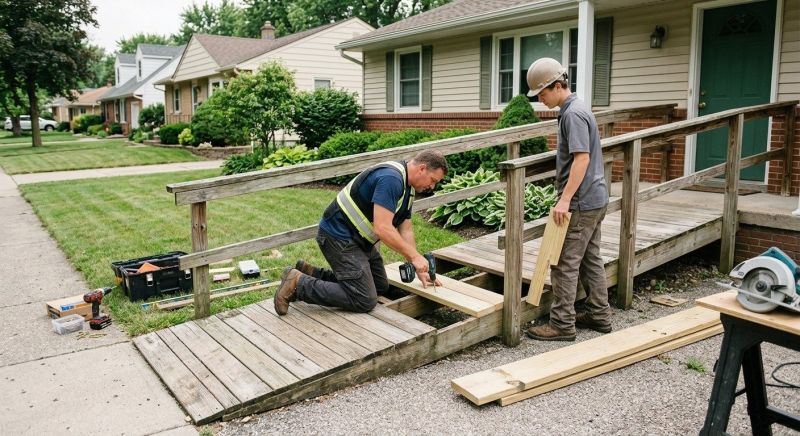 Ada Ramp Installation in Conroe, TX